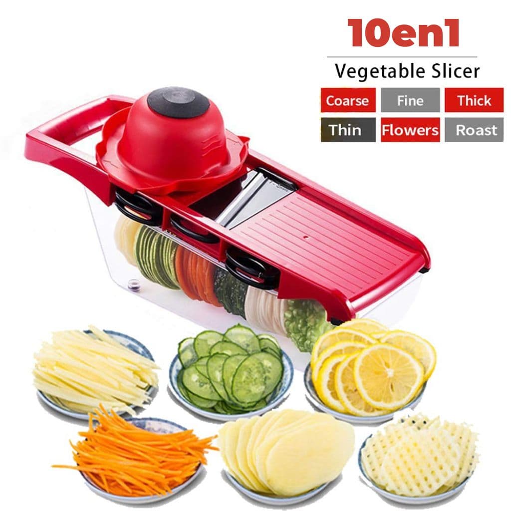 Mandoline Coupe-Légumes 10 en 1 – قطاعة خضروات - Cuisine - صورة 2