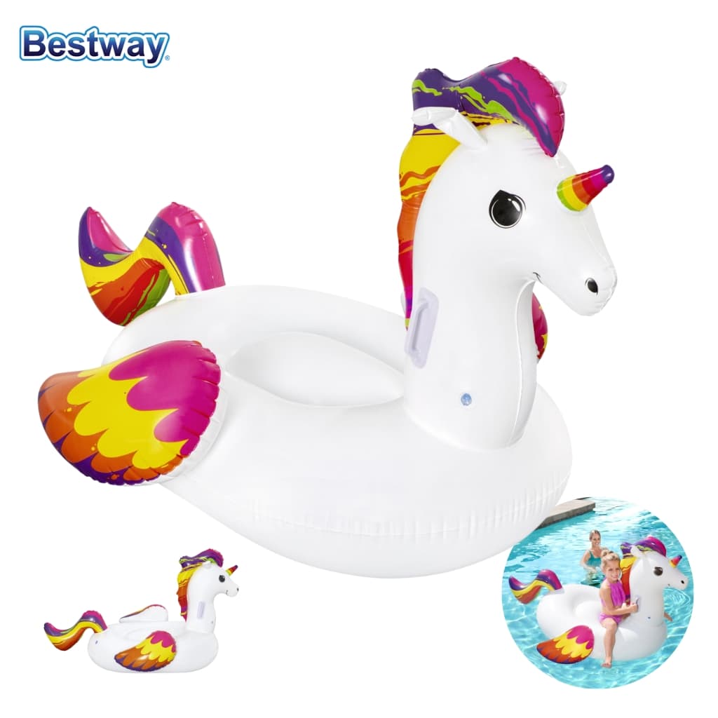 Bouée Gonflable Motif Licorne Pour Enfants 150 x 117 cm Bestway 41114 - Jouet & Gaming - صورة 1