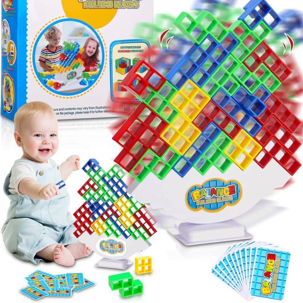 Jeu d'Équilibre Tetra Tower Balance Building Blocks – لعبة توازن - Jouet & Gaming - صورة 1