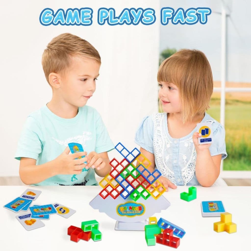 Jeu d'Équilibre Tetra Tower Balance Building Blocks – لعبة توازن - Jouet & Gaming - صورة 6