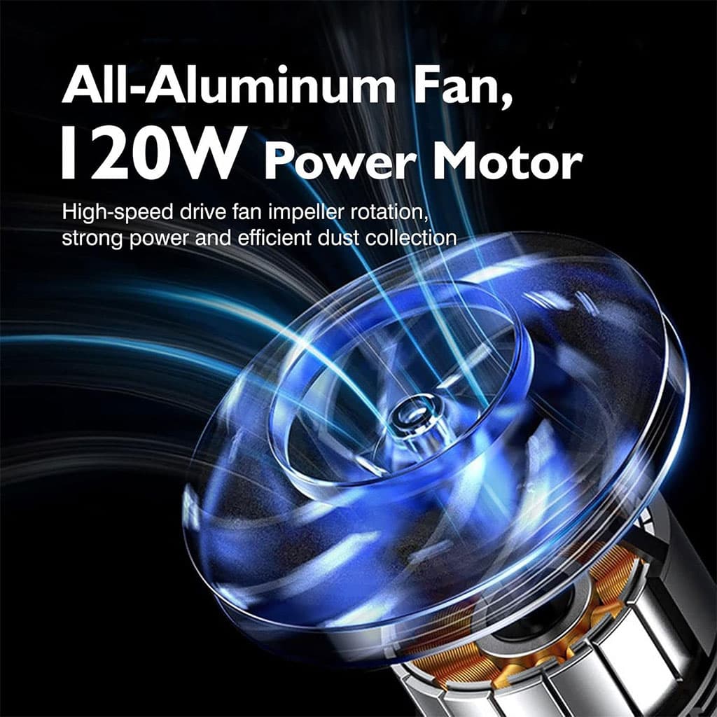 Aspirateur de voiture sans fil 10000PA Rechargeable – مكنسة كهربائية لاسلكية - Accessoires Auto/Moto - صورة 2