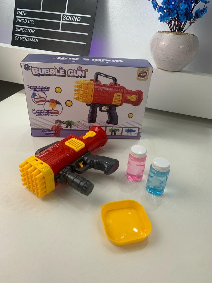 Pistolet à Bulles Automatique pour Enfants – مسدس الفقاعات الأوتوماتيكي للأطفال - Jouet & Gaming - صورة حقيقية 6