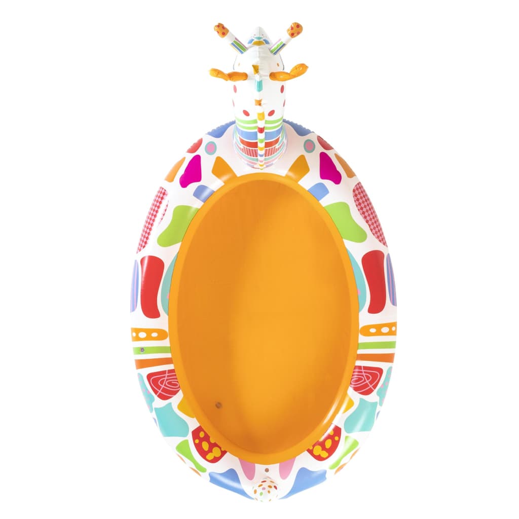 Piscine Rond Gonflable Giraffe Pour Enfants Avec Arroseur 266x157x127cm Bestway 53089 - Jouet & Gaming - صورة 3