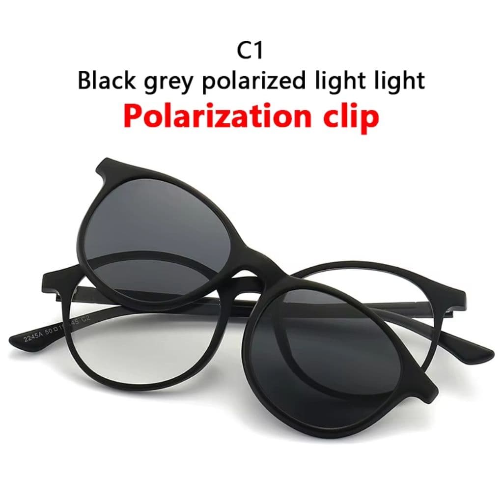 Lunette 6 En 1 2231A Optique / Soleil / Nuit - نظارات شمسية مغناطيسية - Accessoires - صورة 7