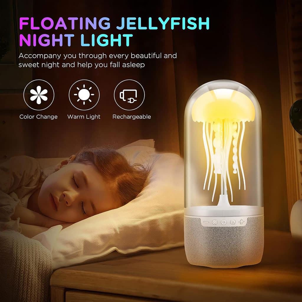 Lampe Méduse Atmosphérique avec Haut-Parleur – مصباح على شكل قنديل البحر - Électronique - صورة 3
