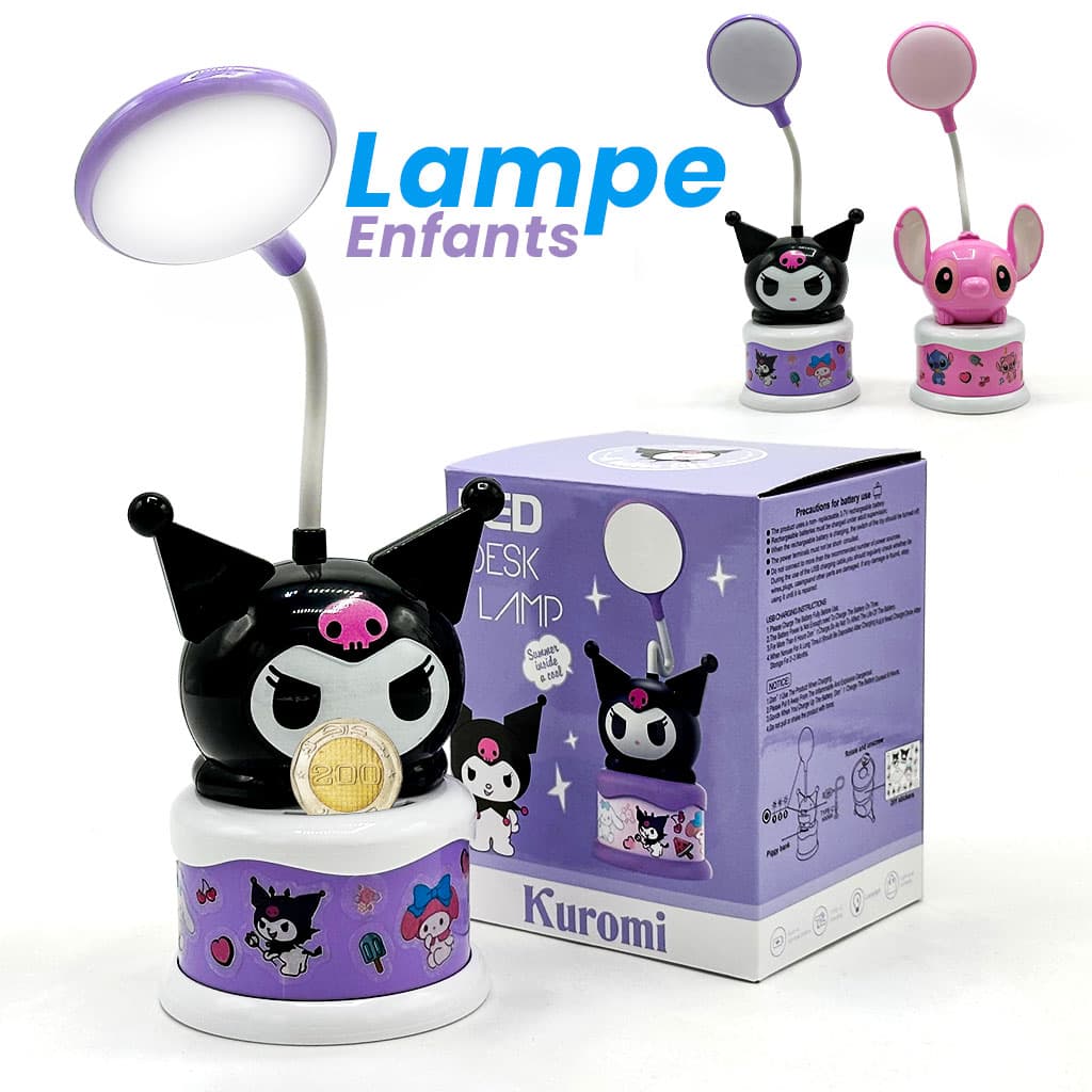 Lampe de table 2en1 avec tirelire intégrée – مصباح وحصالة أطفال - Jouet & Gaming - صورة 1