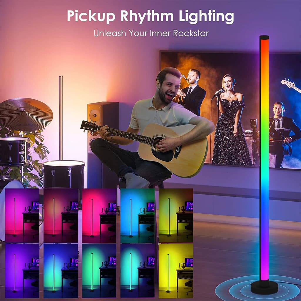 Lampadaire d’Angle LED RGB à Intensité Variable – مصباح ملون للديكور - Électronique - صورة 2