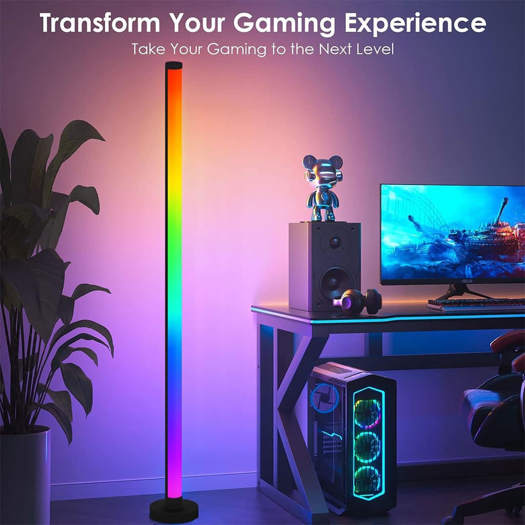 Lampadaire d’Angle LED RGB à Intensité Variable – مصباح ملون للديكور - Électronique - صورة 3