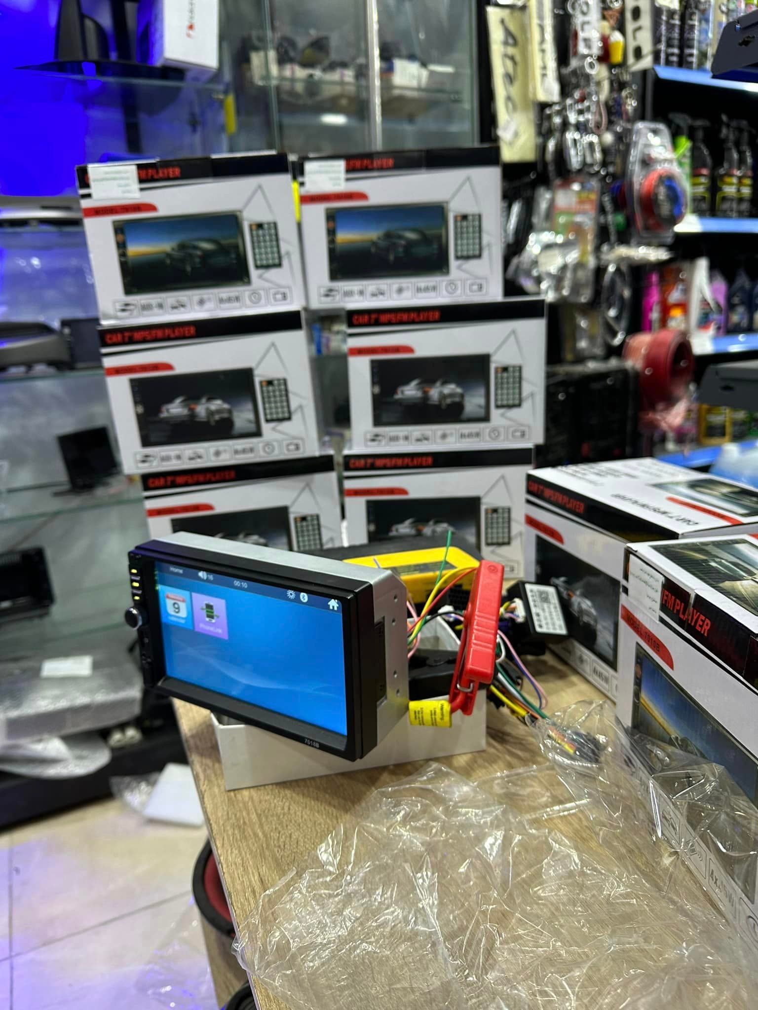 DVD Mp5 Auto-radio écran tactile 7 Pouce Bleutooth. USB AUX .CARD SD. Standard - Accessoires Auto/Moto - صورة حقيقية 12