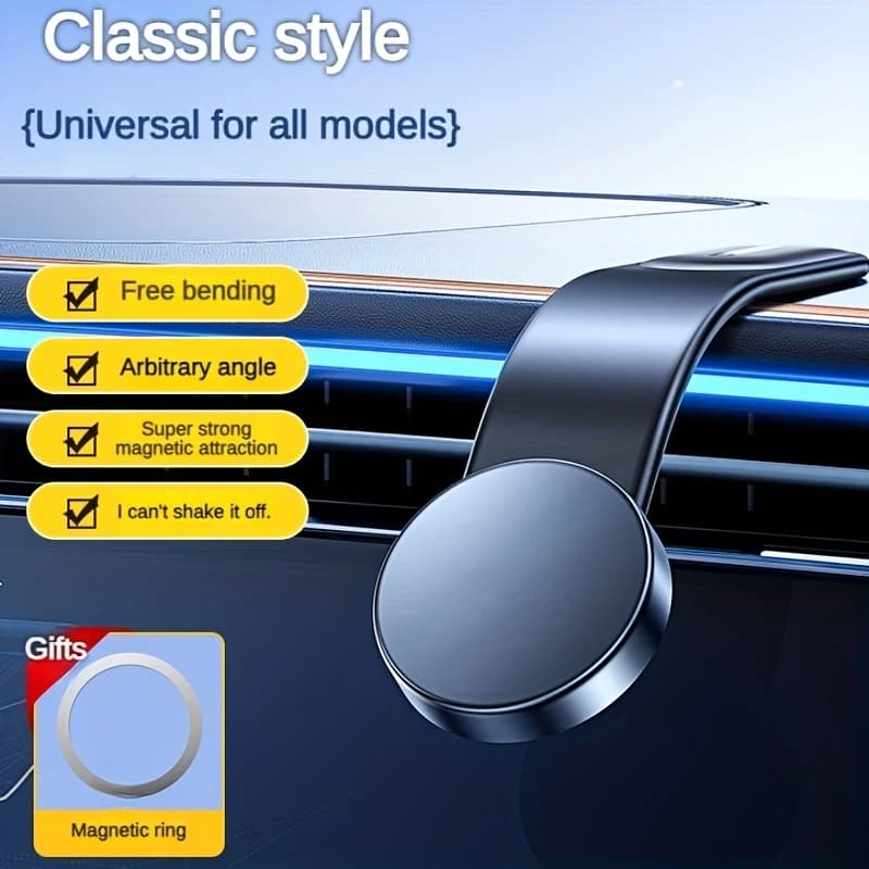 Support de Téléphone MagSafe Universel pour Voiture – حامل هواتف مغناطيسي - Accessoires Auto/Moto - صورة 4