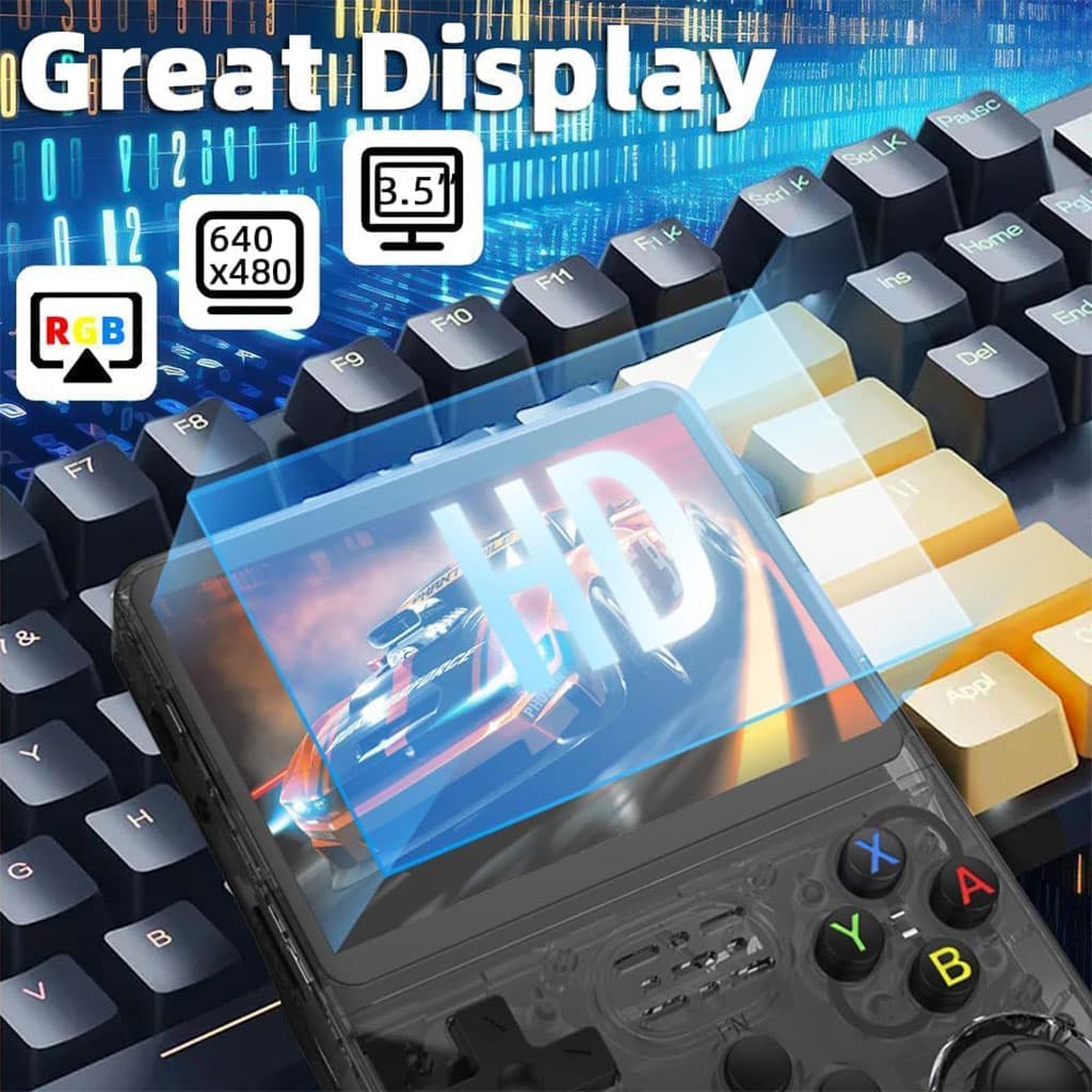 R36S Console de Jeu Portable Rétro Système Linux Open Source – جهاز ألعاب محمول - Jouet & Gaming - صورة 7