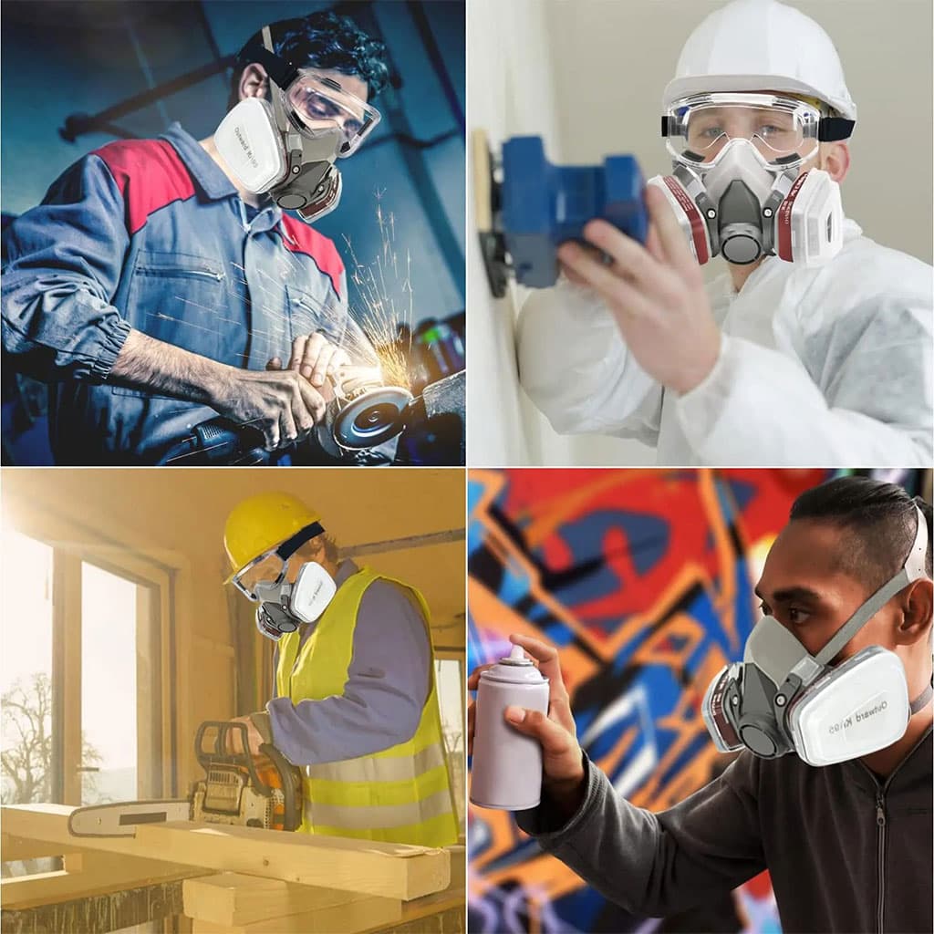 Masque respiratoire pour enlever la peinture au plomb – قناع تنفس للحرفيين - Outillage et Bricolage - صورة 12