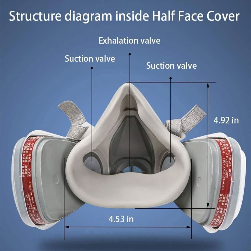 Masque respiratoire pour enlever la peinture au plomb – قناع تنفس للحرفيين - Outillage et Bricolage - صورة 4