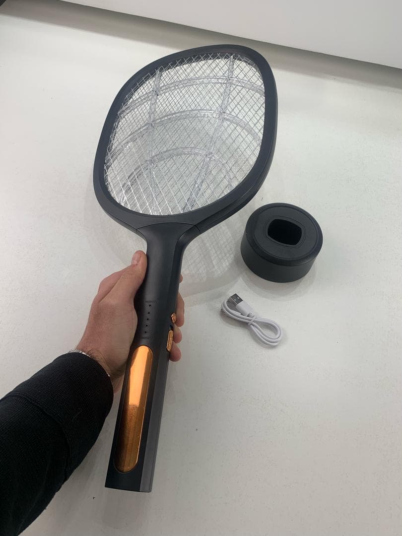Tapette à mouches électrique 2 en 1 rechargeable par USB LTD648 – صاعق الناموس - Électronique - صورة حقيقية 9