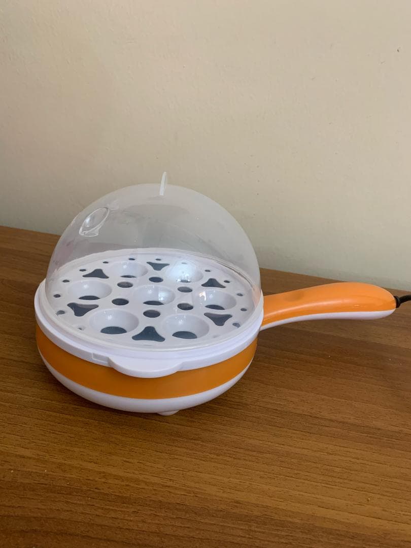 Pot Oeuf et Cuiseur à Vapeur Multifonctionnel 2en1 – مقلاة وجهاز طهي بالبخار - Cuisine - صورة حقيقية 8
