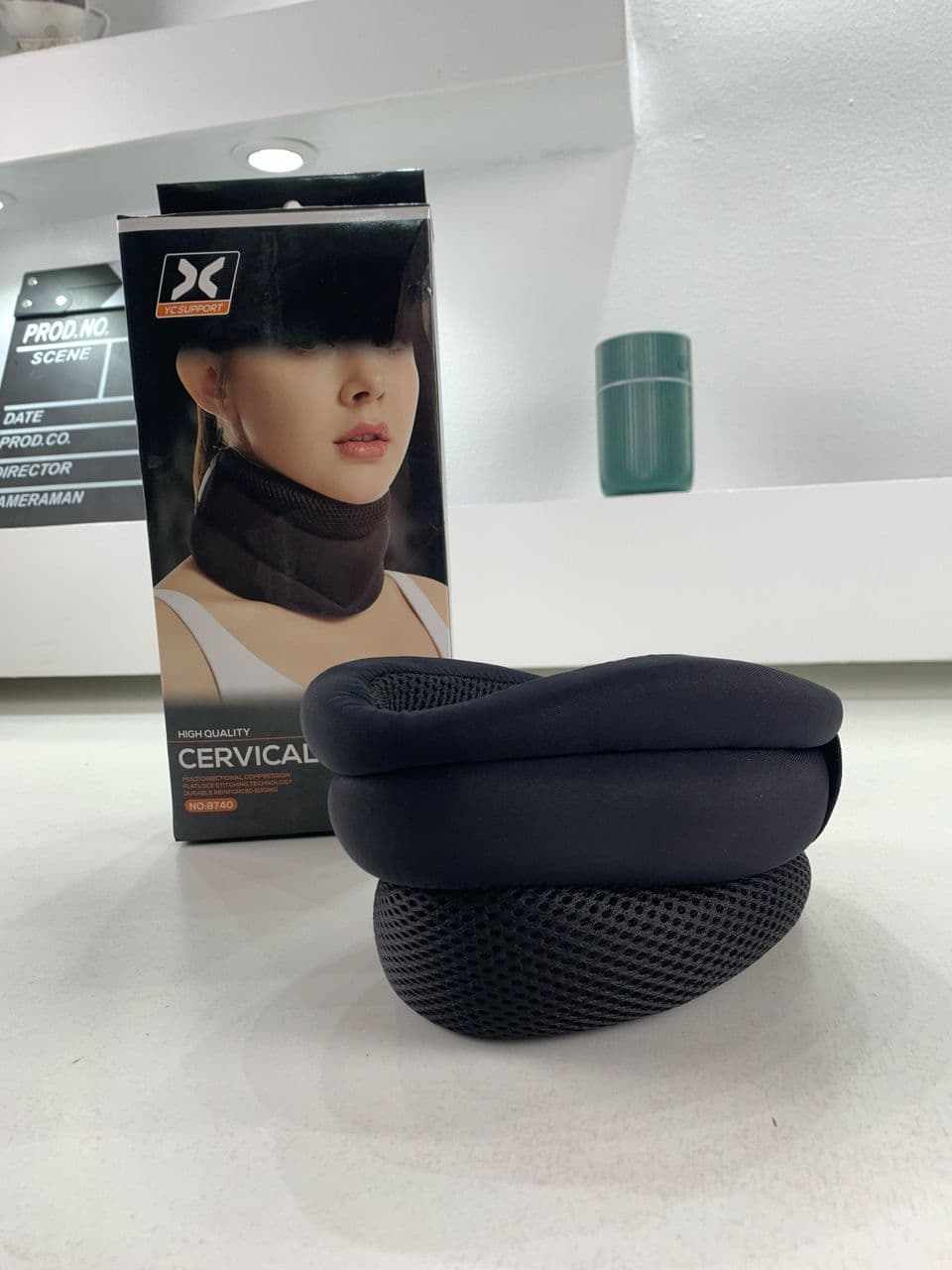 Oreiller cervical unisexe pour le soutien du cou et les douleurs cervicales – وسادة العنق - Soins et Beauté - صورة حقيقية 8
