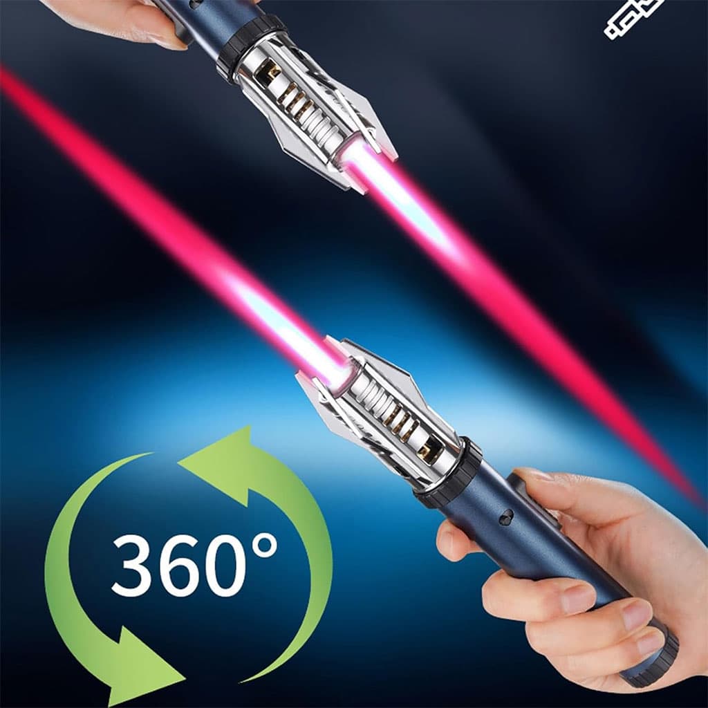 Briquet à flamme droite très puissant coupe-vent – موقد نار محمول - Outillage et Bricolage - صورة 5