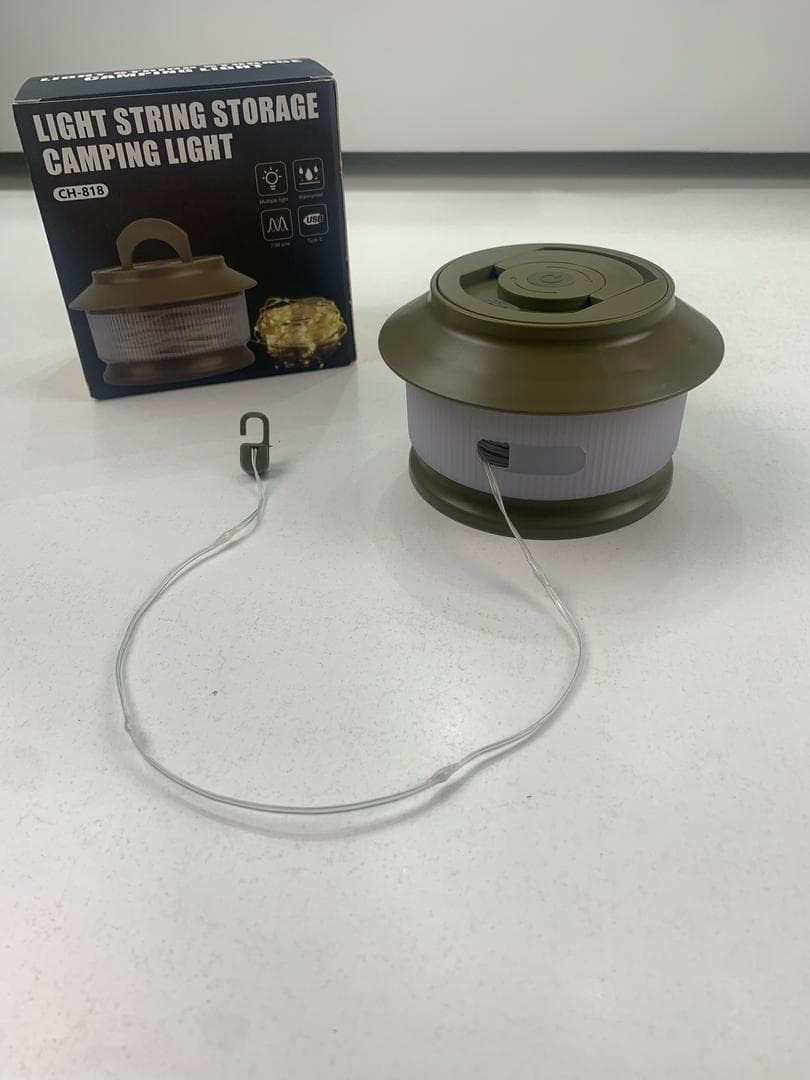 Guirlande lumineuse à rangement rapide pour camping 20m – مصباح تخييم 20 متر - Camping et Randonnée - صورة حقيقية 8