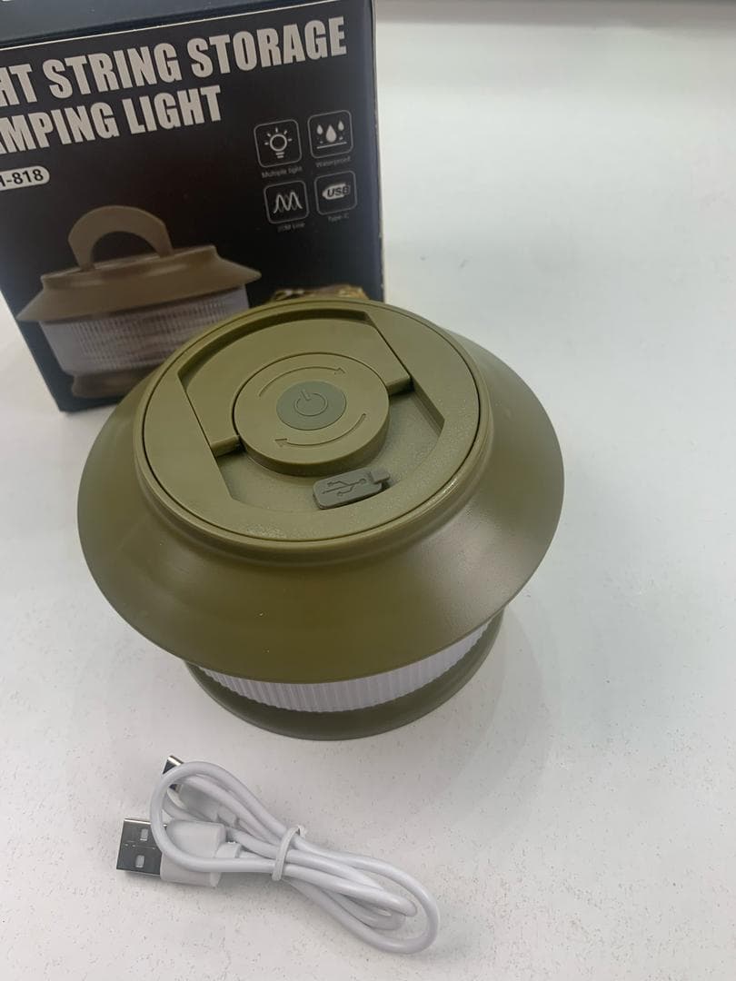 Guirlande lumineuse à rangement rapide pour camping 20m – مصباح تخييم 20 متر - Camping et Randonnée - صورة حقيقية 10