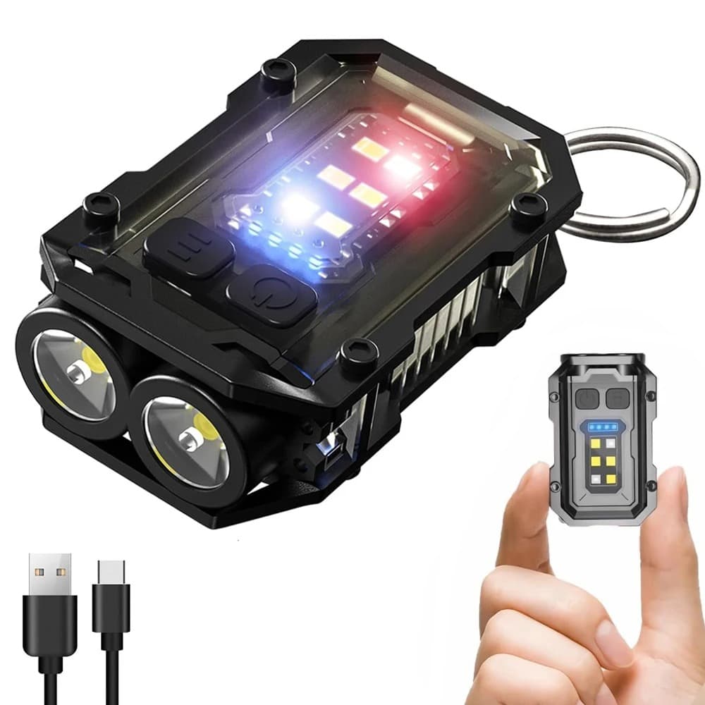 Mini Lampe de Poche Porte-Clés Étanche WD-086 – مصباح محمول - Électronique - صورة 2