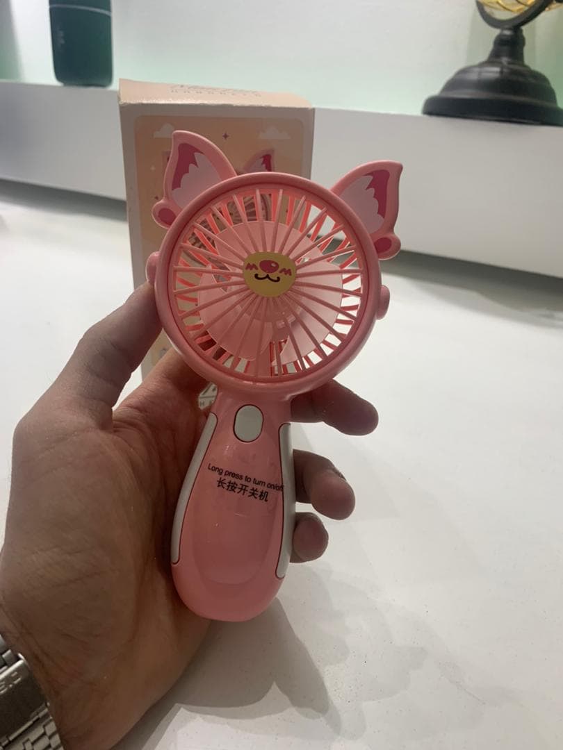 Mini Ventilateur de Poche Design Mignon – مروحة محمولة - Électronique - صورة حقيقية 7