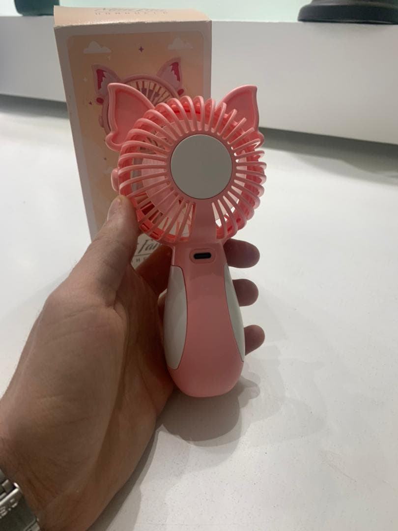 Mini Ventilateur de Poche Design Mignon – مروحة محمولة - Électronique - صورة حقيقية 9
