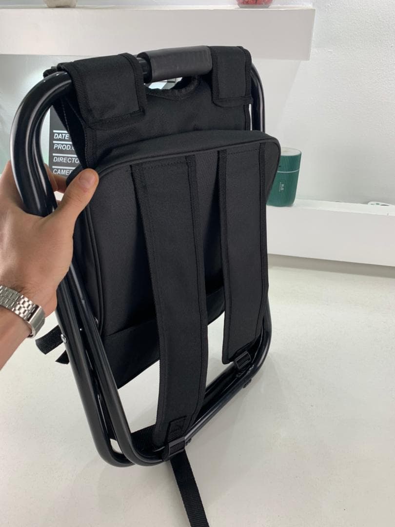 Sac à Dos Isotherme et Chaise Multifonction pour Camping 3en1 – كرسي وحقيبة تخييم - Camping et Randonnée - صورة حقيقية 10