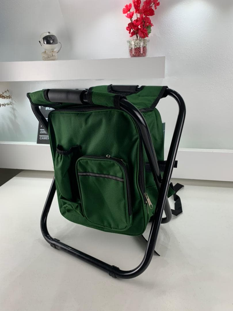 Sac à Dos Isotherme et Chaise Multifonction pour Camping 3en1 – كرسي وحقيبة تخييم - Camping et Randonnée - صورة حقيقية 12