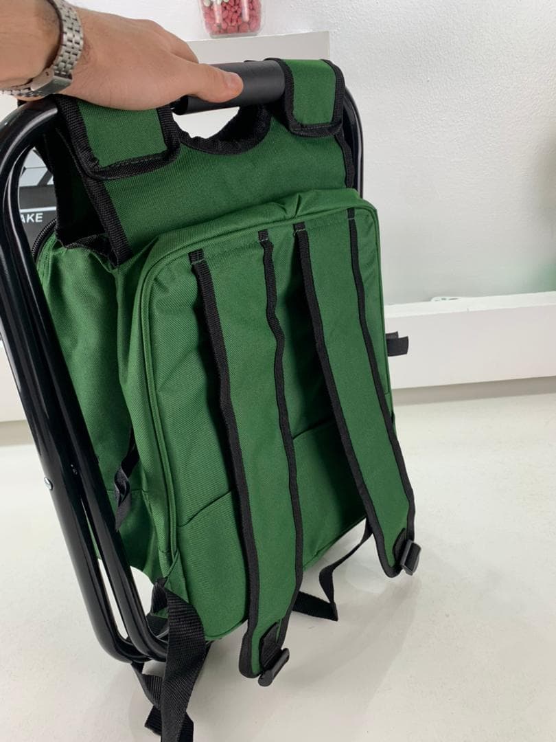 Sac à Dos Isotherme et Chaise Multifonction pour Camping 3en1 – كرسي وحقيبة تخييم - Camping et Randonnée - صورة حقيقية 15