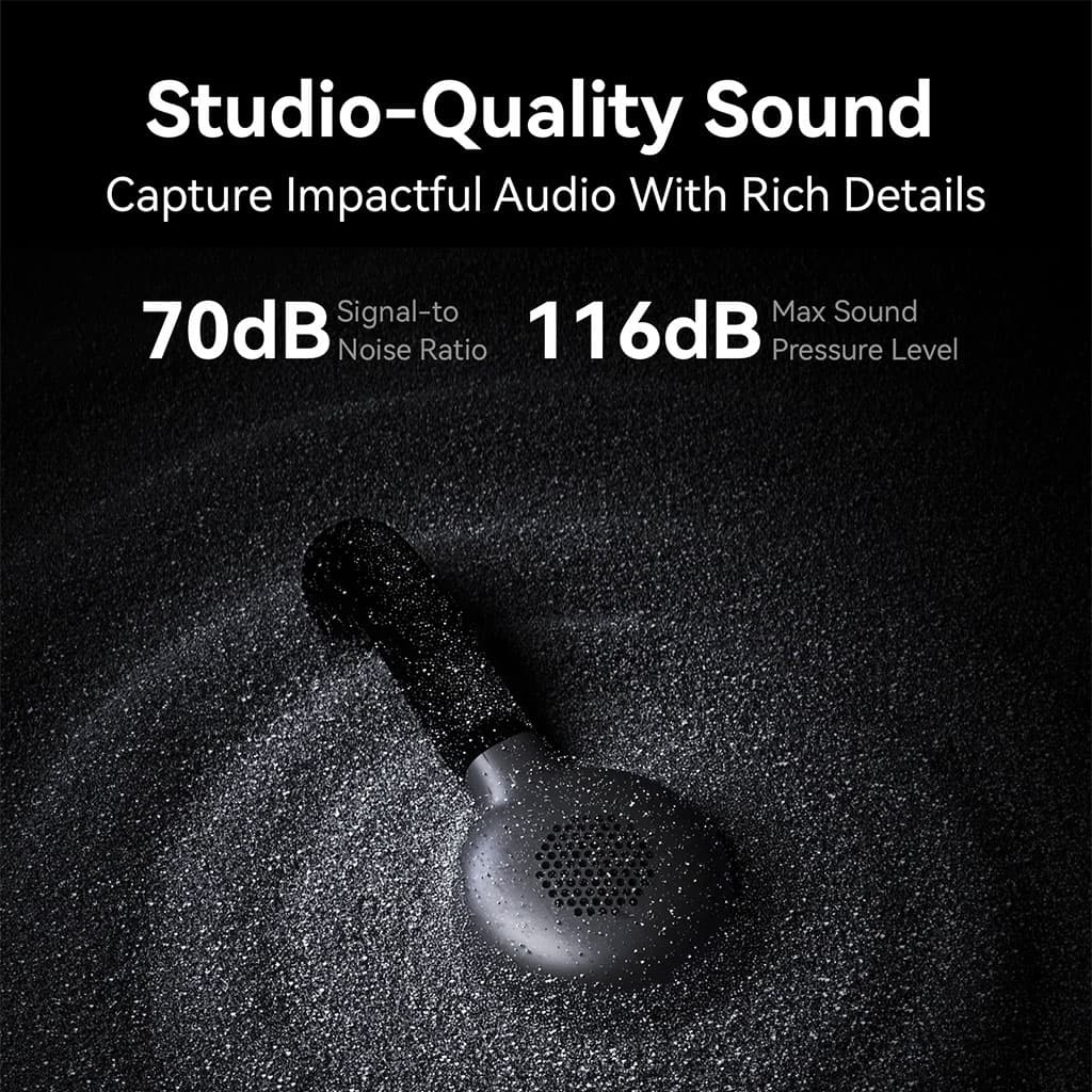 Microphone cravate sans fil Hollyland Lark M2S Combo (récepteur caméra + récepteur USB-C + câble Lightning) - Électronique - صورة 5