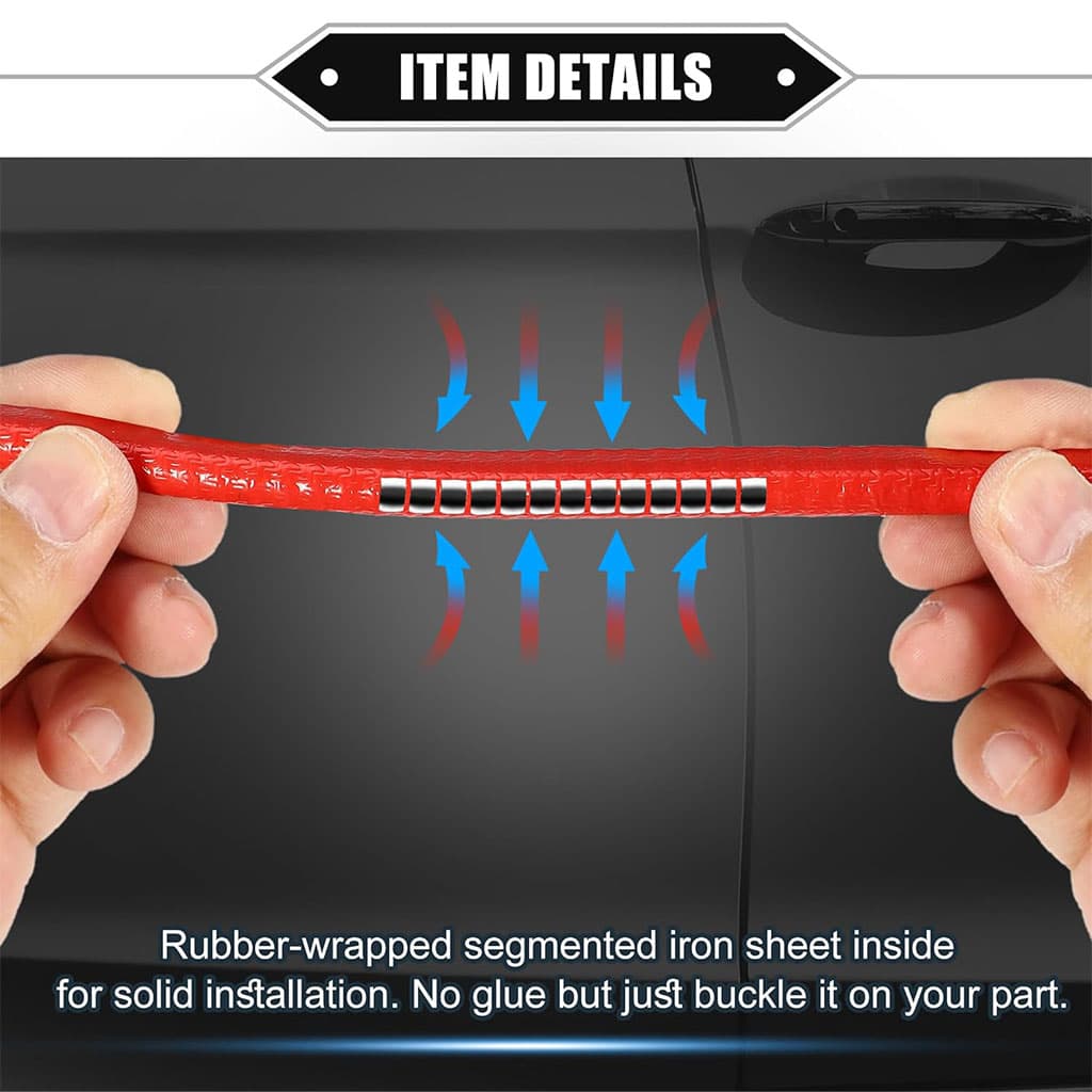 Bande Protection pour Bord Portière de Voiture en Caoutchouc 5m – شريط حماية أبواب السيارة - Accessoires Auto/Moto - صورة 5