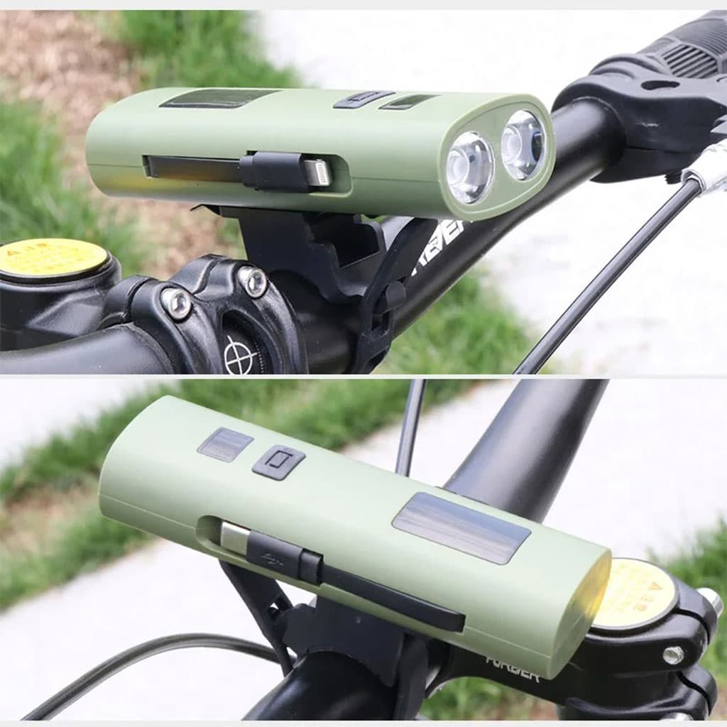 Éclairage de Vélo avant à LED et Power Bank 3000mAH – مصباح وبنك طاقة للدراجات الهوائية - Électronique - صورة 3