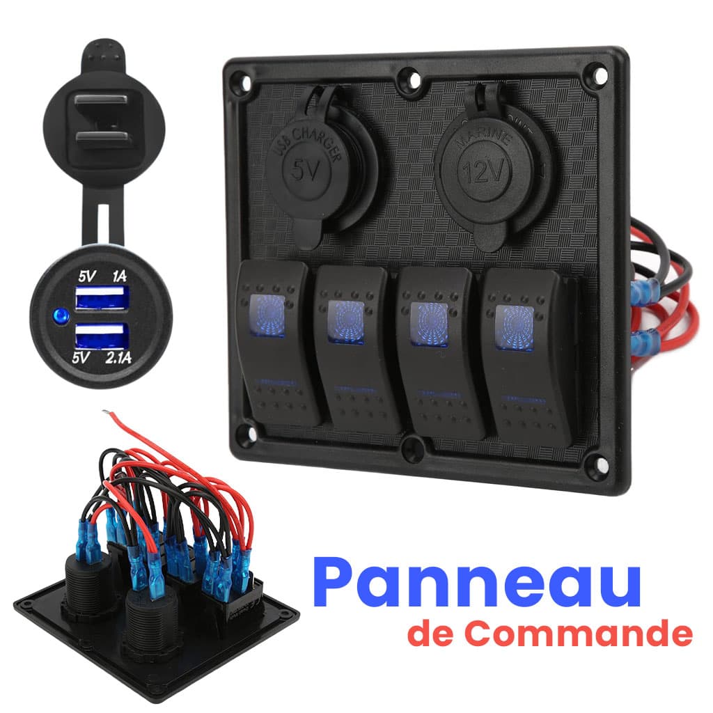 Panneau de commande 12-24V à 4 Interrupteur – لوحة تحكم - Électronique - صورة 8