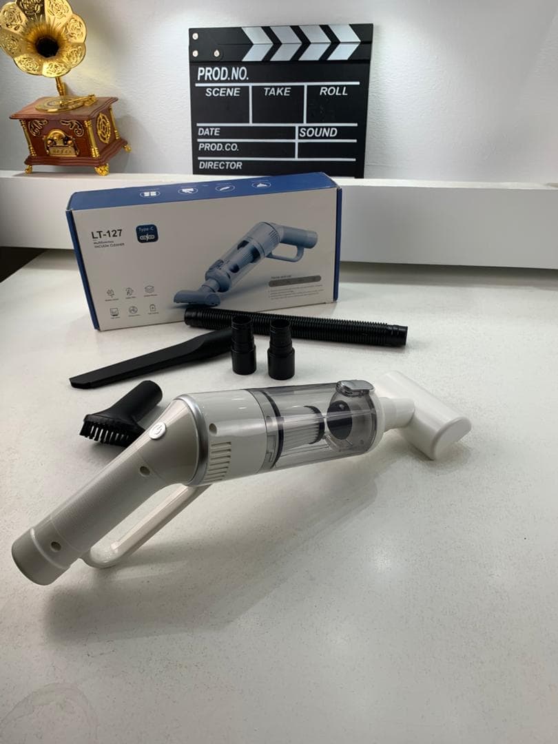 Aspirateur sans Fil Portable avec 4 Têtes Accessoires 9000Pa – مكنسة كهربائية محمولة - Accessoires Auto/Moto - صورة حقيقية 8