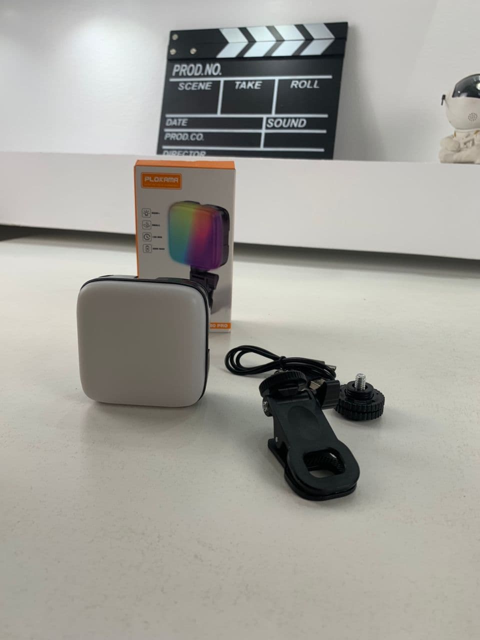 Lampe Selfie RGB Fil Light 3000-9900K U80PRO – مصباح لصناع المحتوى - Électronique - صورة حقيقية 8