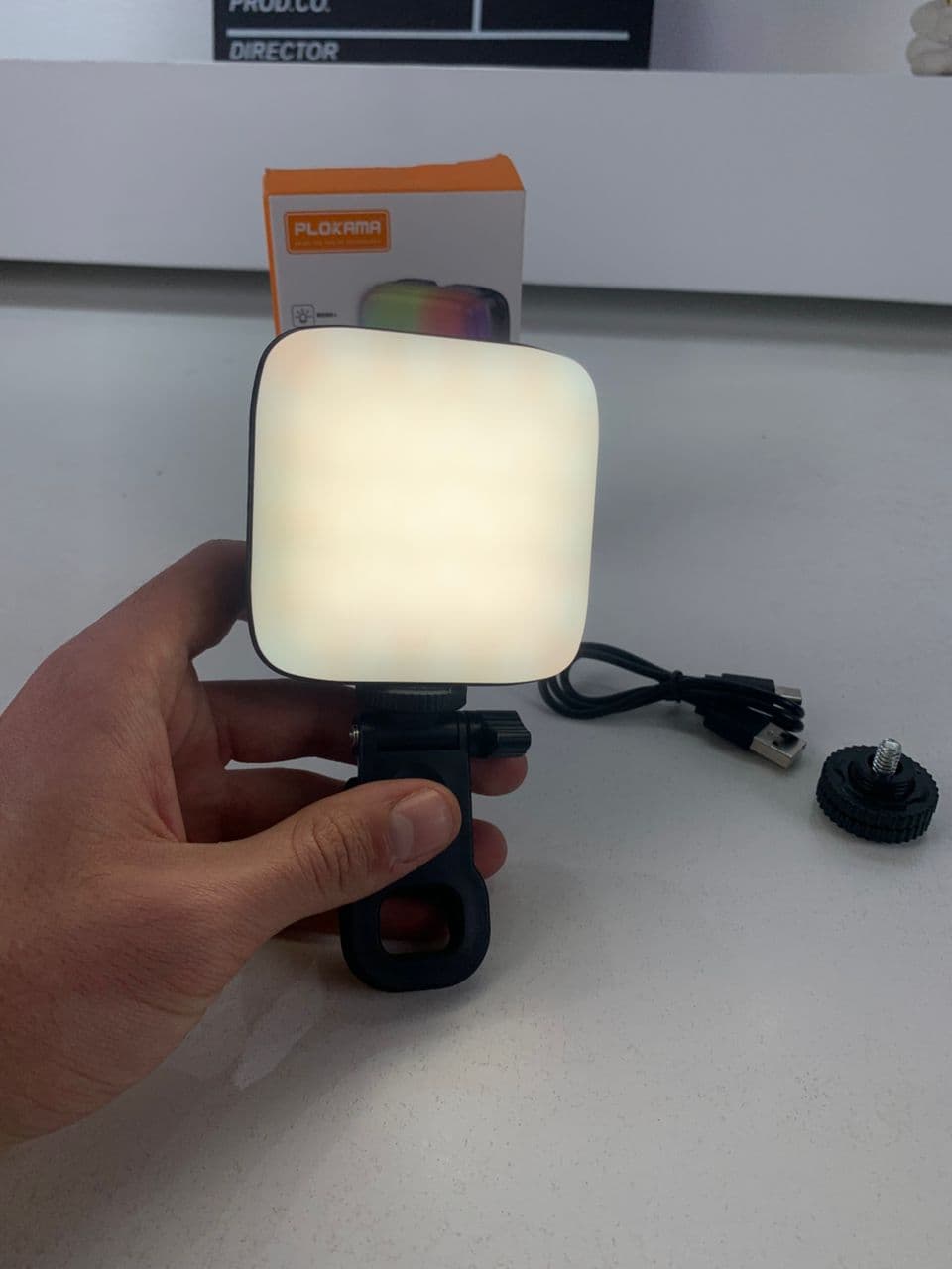 Lampe Selfie RGB Fil Light 3000-9900K U80PRO – مصباح لصناع المحتوى - Électronique - صورة حقيقية 13