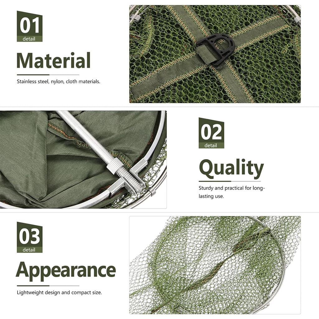 Filet de Pêche Pliable en Maille Facile à Ranger – شبكة صيد الأسماك - Outillage et Bricolage - صورة 7