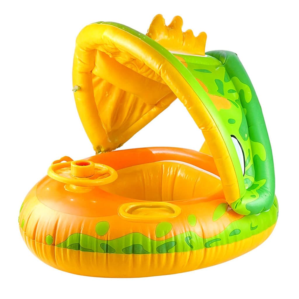 Bouée de natation gonflable pour bébé avec toit et Claxone – عوامة أطفال مع مظلة - Vacance & Loisir - صورة 7