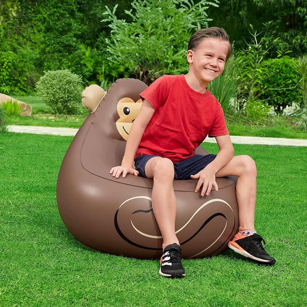 Fauteuil Gonflable Cozy Critters 72 x 72 x 64 cm Bestway 75116 – أريكة قابلة للنفخ - Vacance & Loisir - صورة 1