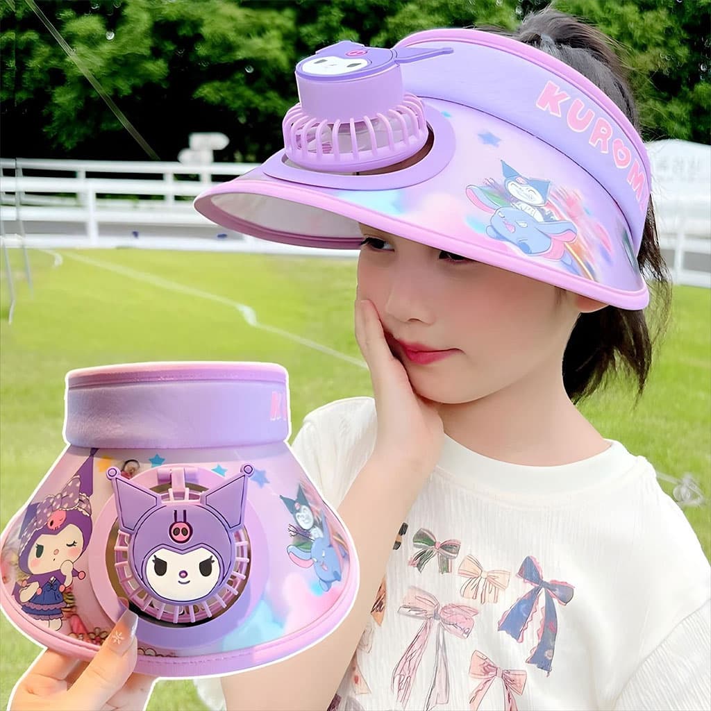 Chapeau d’été pour Enfants avec Ventilateur – قبعة واقية من الشمس مع مروحة - Vacance & Loisir - صورة 6