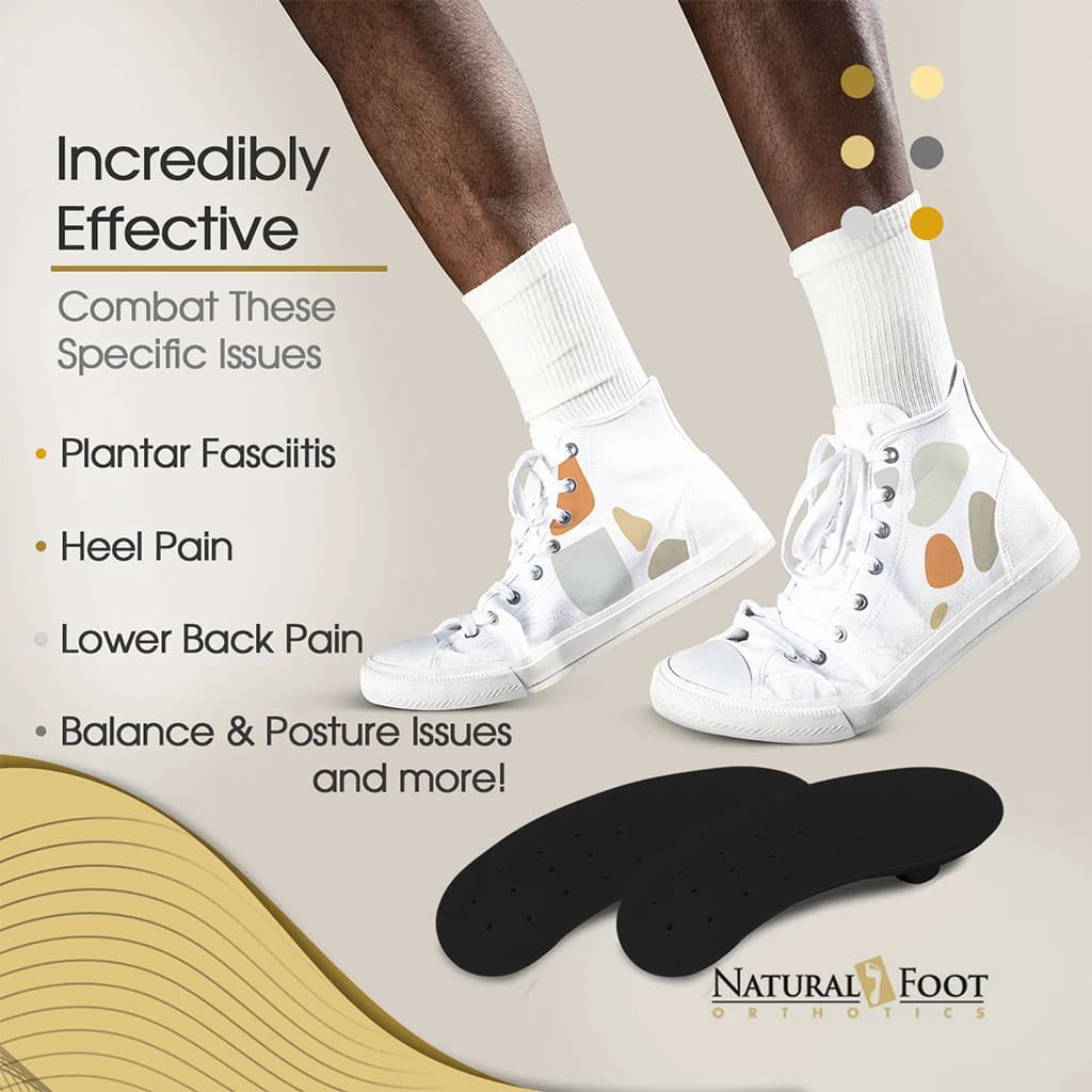 Natural Foot Orthotics Inserts pour fasciite plantaire – أفرشة أحذية للأقدام المسطحة - Soins et Beauté - صورة 2