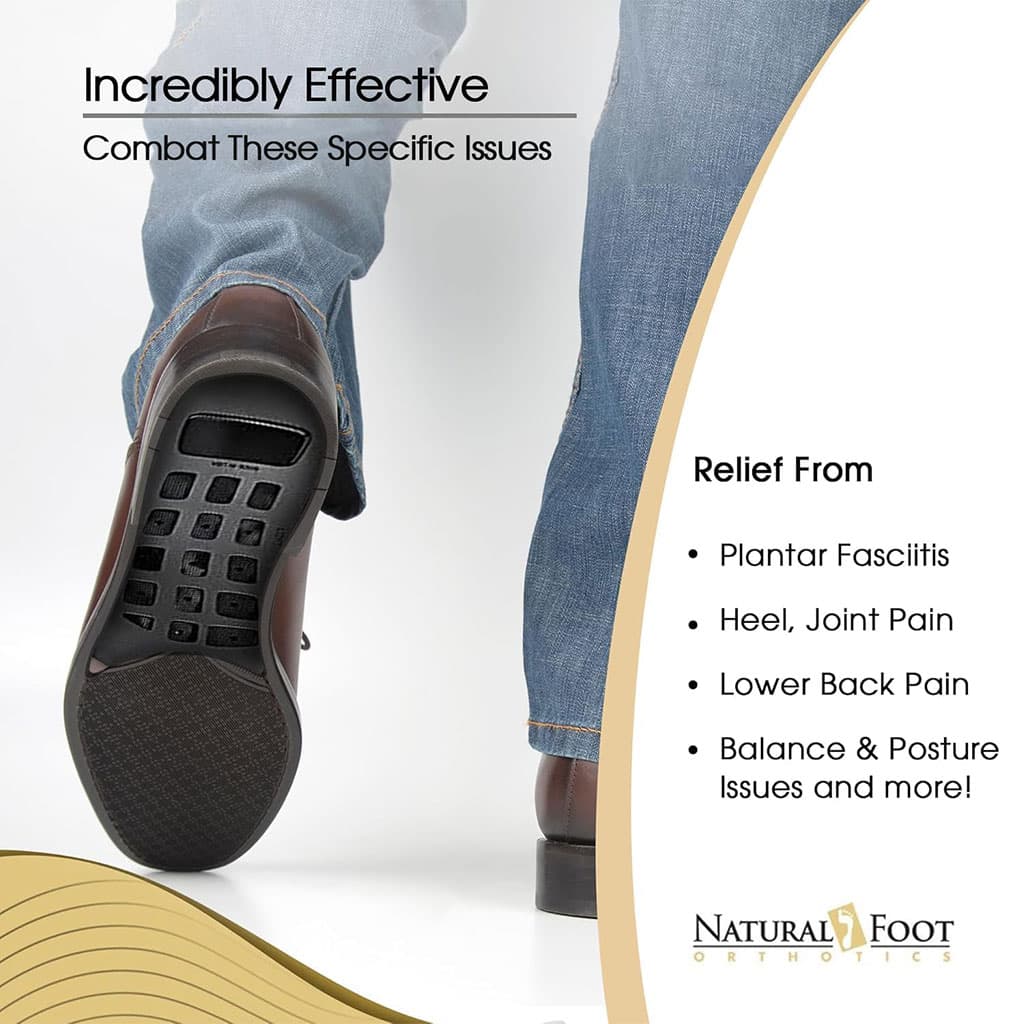 Natural Foot Orthotics Inserts pour fasciite plantaire – أفرشة أحذية للأقدام المسطحة - Soins et Beauté - صورة 3