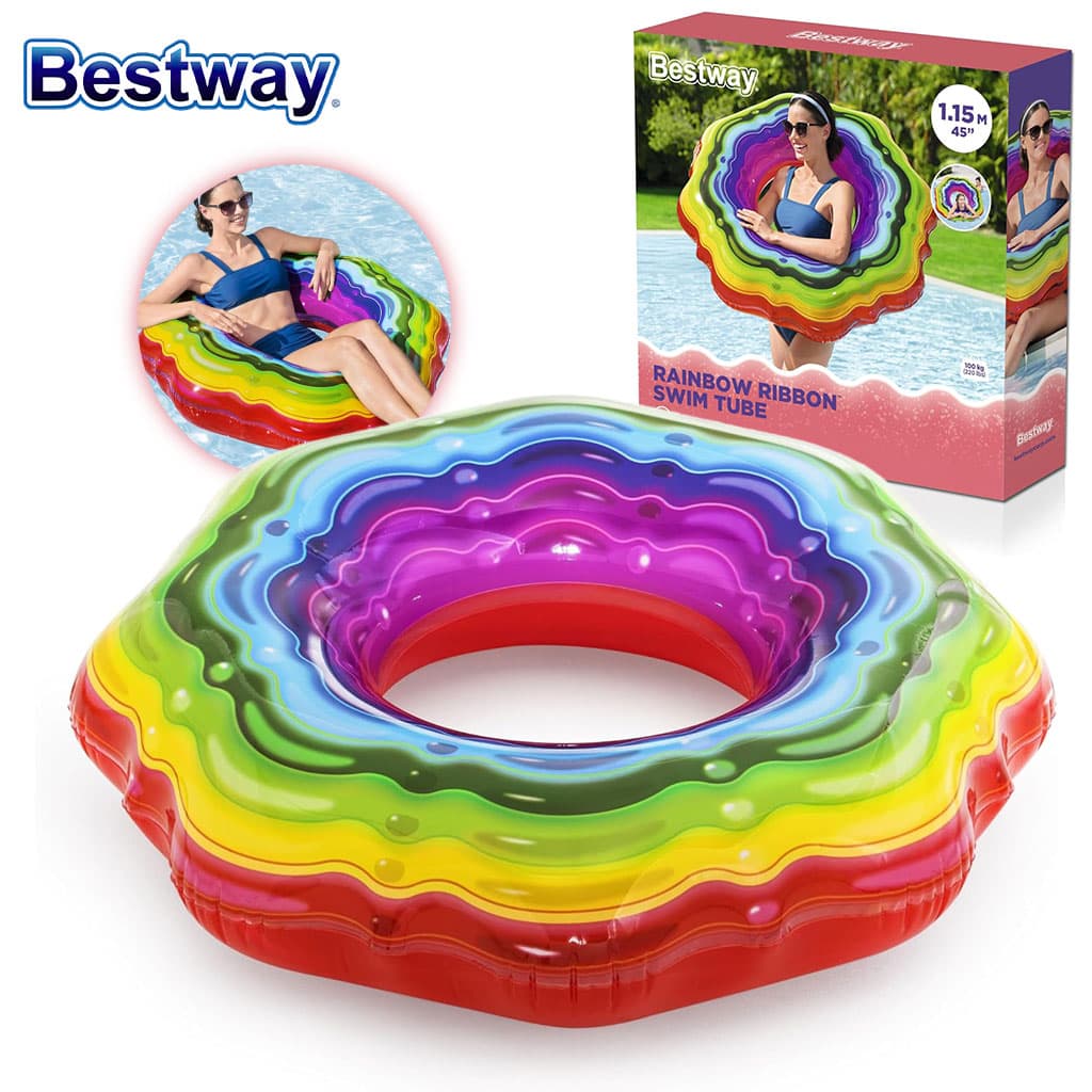 Bouée Gonflable Multicouleurs Pour Enfant Bestway 36163 – عوامة أطفال - Vacance & Loisir - صورة 1