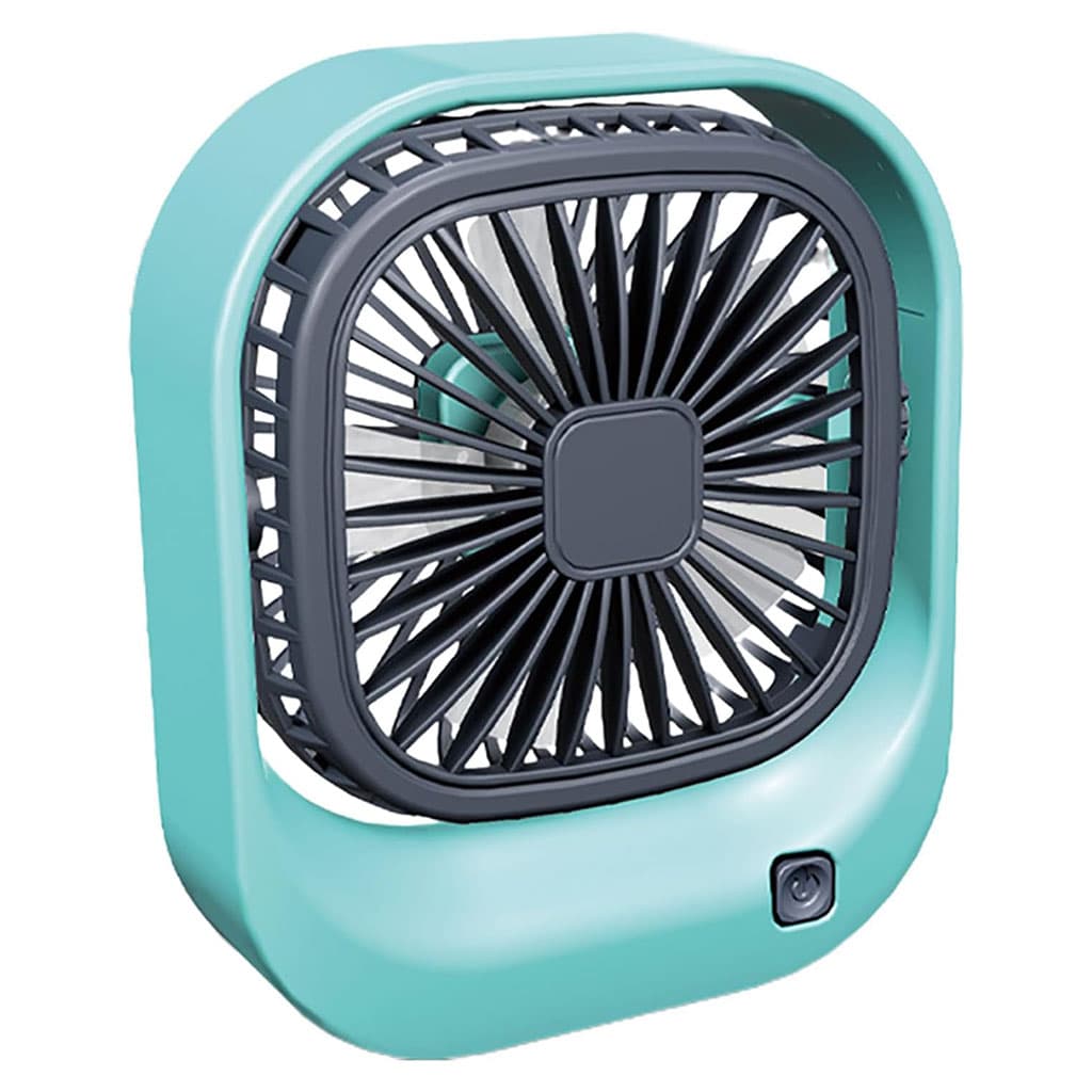 Mini ventilateur carré rechargeable par USB – مروحة مكتب قابلة للشحن - Électronique - صورة 6