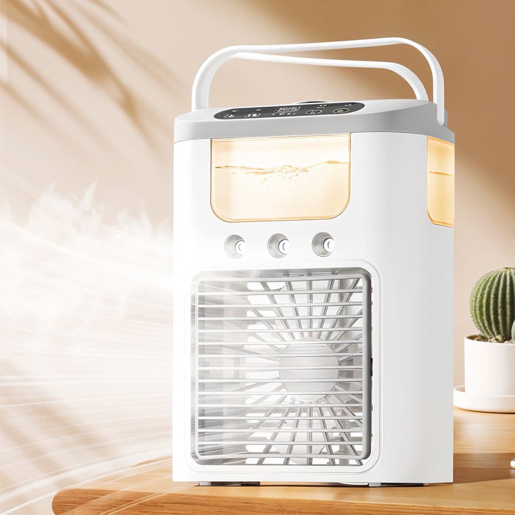 Climatiseur Portable et Refroidisseur d’air brumisateur – مبرد محمول ومعطر جو 2في1 - Électronique - صورة 1