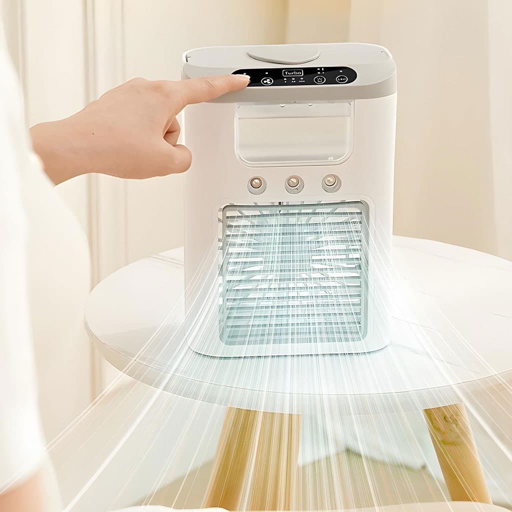 Climatiseur Portable et Refroidisseur d’air brumisateur – مبرد محمول ومعطر جو 2في1 - Électronique - صورة 3