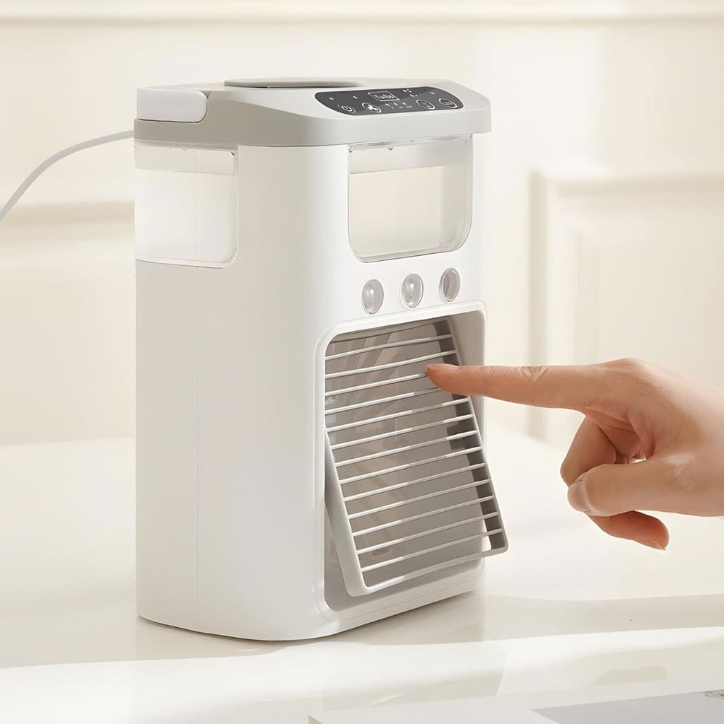 Climatiseur Portable et Refroidisseur d’air brumisateur – مبرد محمول ومعطر جو 2في1 - Électronique - صورة 4