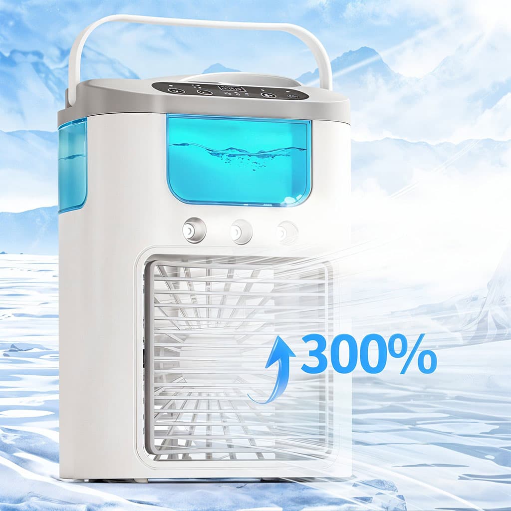 Climatiseur Portable et Refroidisseur d’air brumisateur – مبرد محمول ومعطر جو 2في1 - Électronique - صورة 5
