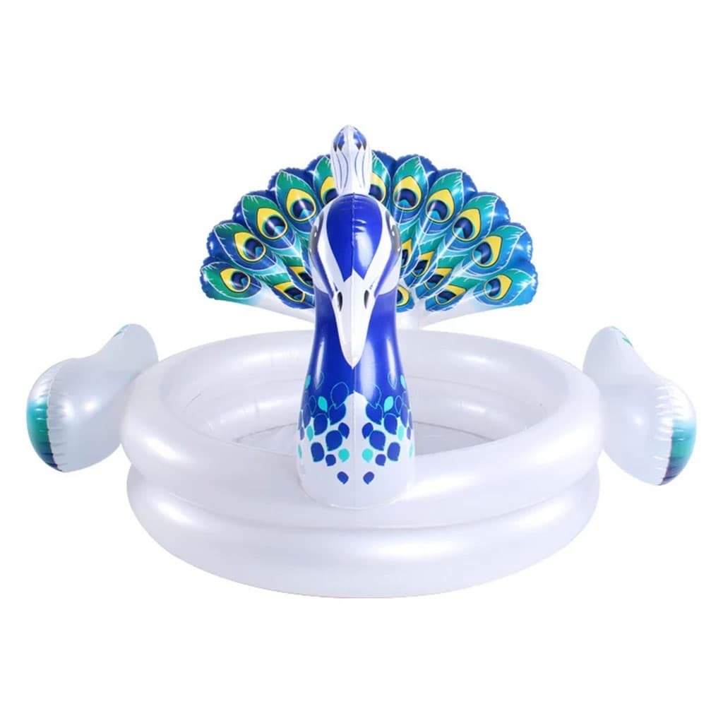 Bouée de piscine Design Paon 3D pour Enfants – حوض سباحة على شكل طائر - Vacance & Loisir - صورة 4