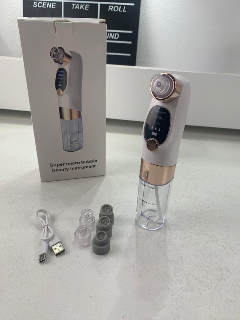 Aspirateur de Point Noirs avec 6 têtes d’aspiration et 3 modes – جهاز إزالة الرؤوس السوداء - Soins et Beauté - صورة حقيقية 8